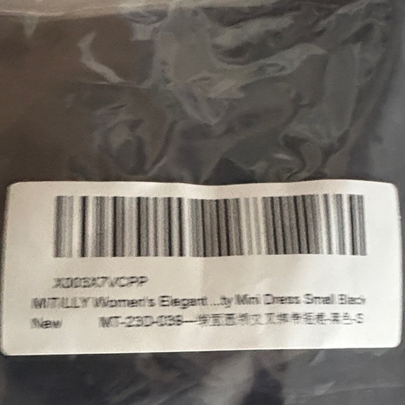 NWT Elegant Black Women's Dress size small - Picture 2 of 5